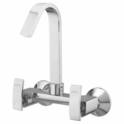 Sink Mixer Wall Mounted with Swinging Spout